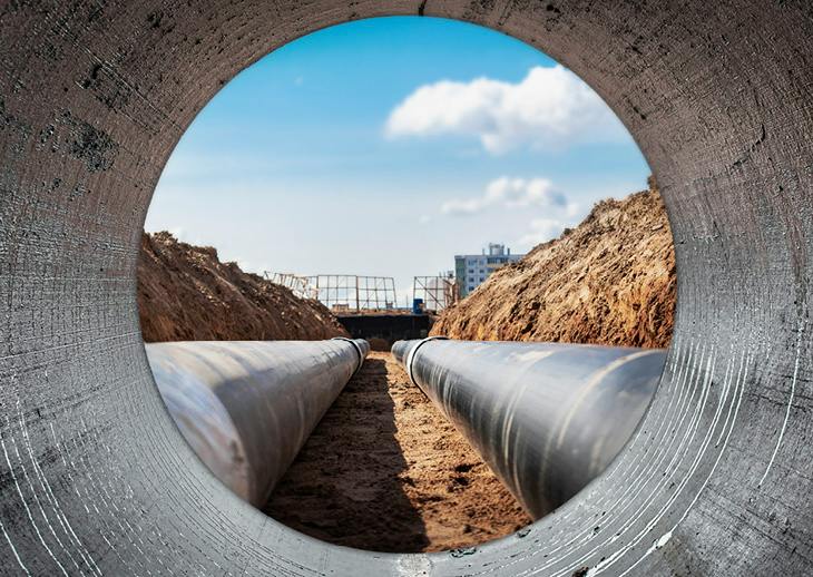 Low carbon groundworks methods in use on site